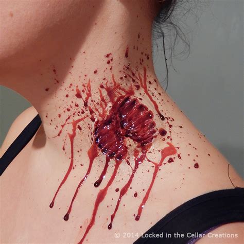 Zombie Bite Wound - by Locked in the Cellar Creations