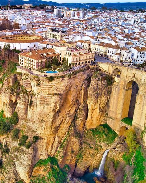 A village in the rocks 😍 Ronda, Andalucía, Spain. 📸 christalproproductions | IG | Vacation trips ...