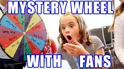 Mystery Wheel of Prizes with Fans!! Huge Surprise - YouTube