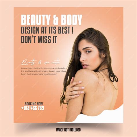 Premium PSD | Beauty banner design template