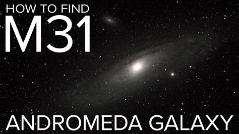 How to Find M31 Andromeda Galaxy- Telescope and Image Space with a ...