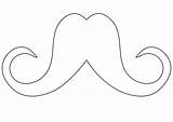 Shape Of Mustache  Free Printable Papercraft Templates sketch template
