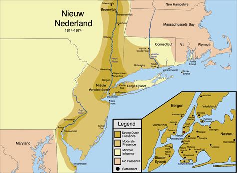 Old maps of the New Amsterdam and New Netherland - Vivid Maps