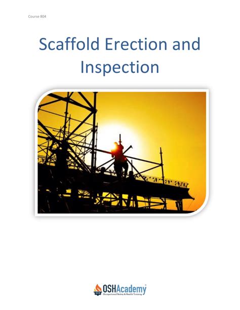 Scaffold Erection and Inspection