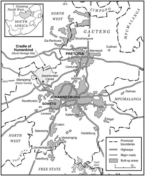 Location of Cradle of Humankind World Heritage Site. | Download Scientific Diagram