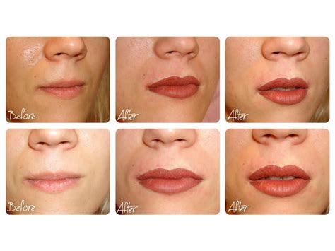BEFORE & AFTER - SEMI PERMANENT MAKE UP LIPS | Permanent makeup, Lip permanent makeup, Permanent ...