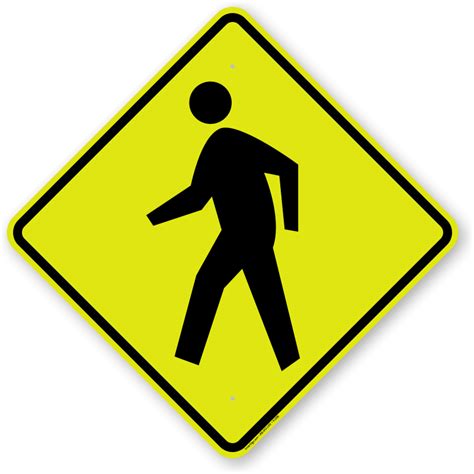 Pedestrian Crossing Sign, SKU: K-1999