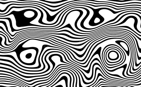 Abstract Black and White Background with Liquid Shapes Effect Stock Illustration - Illustration ...