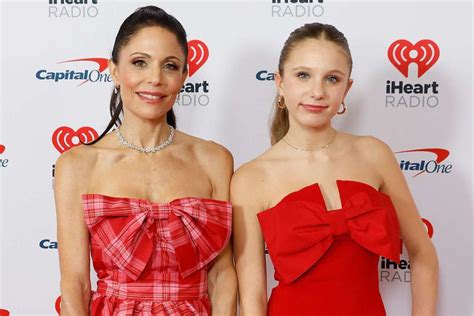 Bethenny Frankel and Daughter Bryn, 13, Twin in Festive Red Mini Dresses at 2023 Jingle Ball ...