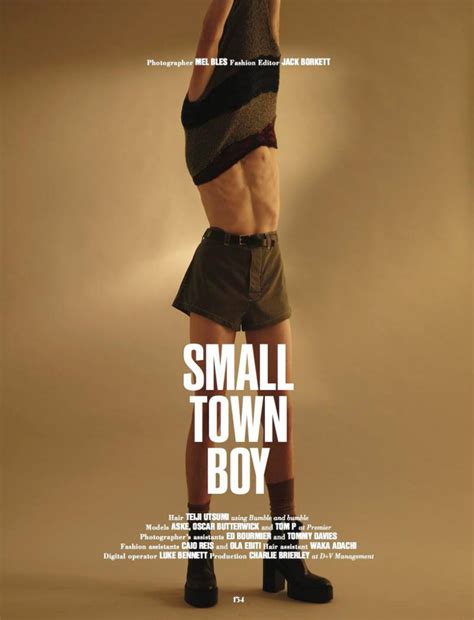 Small Town Boy by Mel Bles for 10 Men Magazine – Yearbook Fanzine