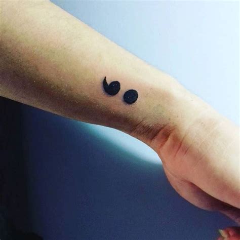 Semicolon Finger Tattoo Meaning