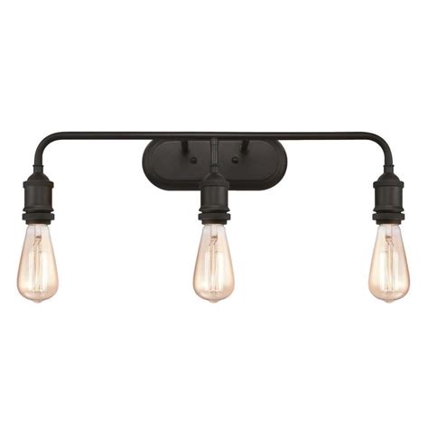 Westinghouse 3-Light Oil-Rubbed Bronze Wall Mount Bath Light Bathroom Light Fittings, Bathroom ...