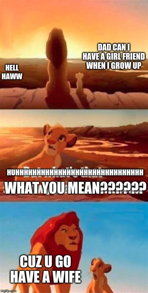 Simba Shadowy Place Meme - Imgflip