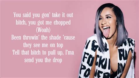 Cardi B Press explicit lyrics - YouTube