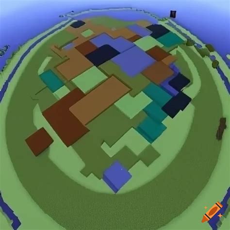 Minecraft puzzle maps on Craiyon