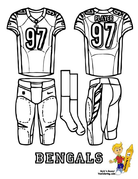 Cincinnati Bengals Coloring Pages - Coloring Home