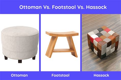 Ottoman Vs. Footstool Vs. Hassock - What are Their Differences? - Homenish