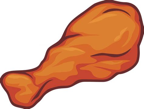 Fried Chicken Leg 3192837 Vector Art at Vecteezy