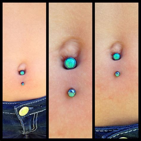 Upside Down Navel Piercing - Trendy Body Art