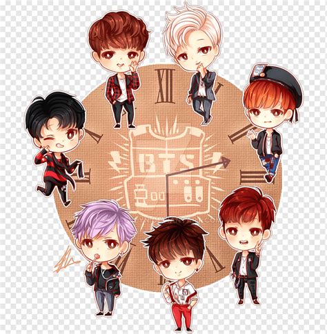 BTS War of Hormone Fan art Drawing, Chibi, chibi, cartoon, jungkook png | PNGWing