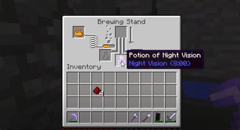 How To Make Potion of Night Vision (8:00): Minecraft Recipe