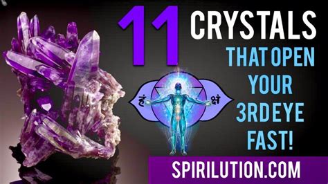 11 CRYSTALS THAT OPEN YOUR THIRD EYE FAST! | Opening your third eye ...