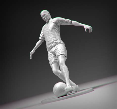 stl footballer 3d 3ds | 3d printing, Print models, Model