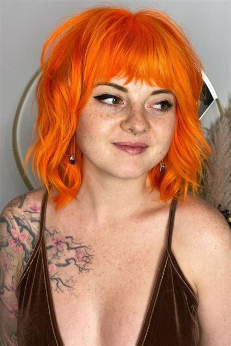 Orange Hair Bright, Hair Color Orange, Vivid Hair Color, Bright Hair Colors, Hair Inspo Color ...