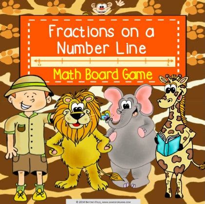 Fractions on a Number Line Board Game – Games 4 Gains