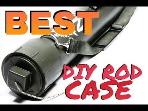 How to Make BEST DIY Homemade Rod Tube Case - EASY Build! | Fishing rod case, Fishing rod tubes ...