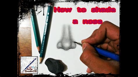 How to Shade a Nose (Drawing) By Brandon HV - YouTube