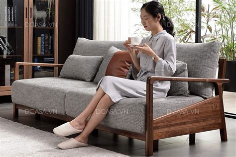 Ghế Sofa Gỗ Đơn Giản Hiện Đại SG012