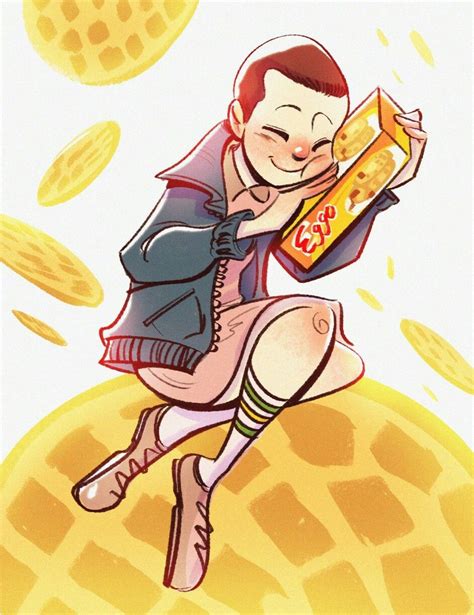 Eleven loves her Eggo waffles! | Stranger things art, Stranger things ...