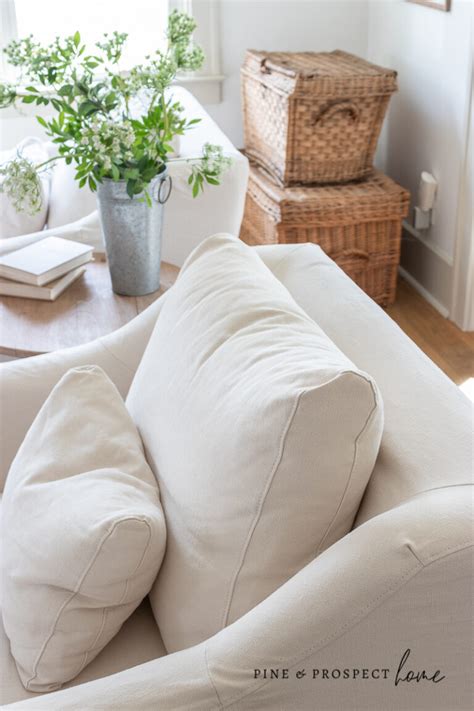 Spring Living Room Refresh: Loving My New Bemz Slipcovers! - Pine and ...