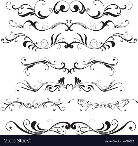 Floral design elements Royalty Free Vector Image