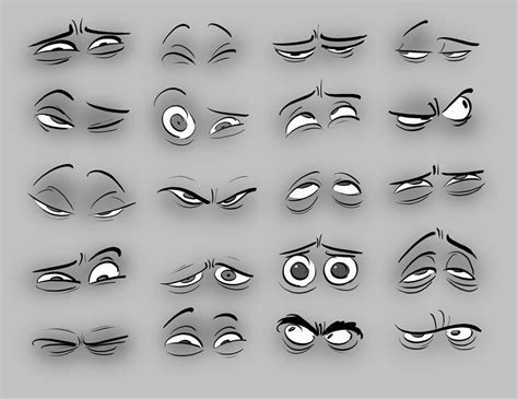 Cartoon Eyes Expressions Study | Realistic Hyper Art, Pencil Art, 3D Art, Sketches, & All Kind's ...