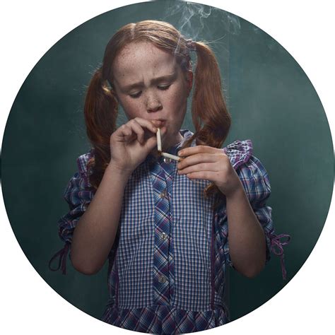 Artist Photographs Smoking Children To Show How Adults Influence Them