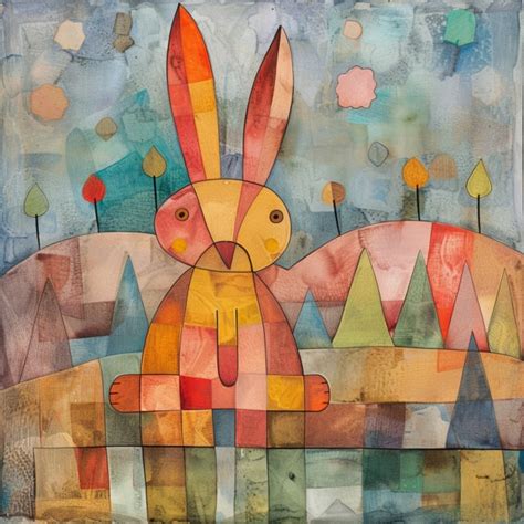 Contemporary Abstract Easter Bunny Free Stock Photo - Public Domain ...