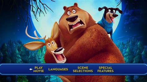 Open Season: Scared Silly (2015) - DVD Movie Menus