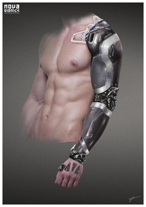 NOVA BIONICS Arm, Georg Löschner | Cyberpunk, Cybernetic arm, Sci fi concept art