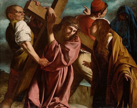 Christ carrying the Cross, 1605 - Orazio Gentileschi - WikiArt.org