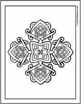 90 Celtic Coloring Pages Irish Scottish Gaelic Kids Adults PDF sketch template