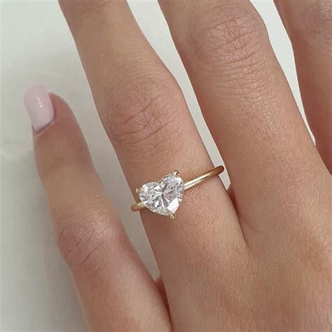 Cheap Heart Shaped Engagement Rings Hot Sale | bellvalefarms.com