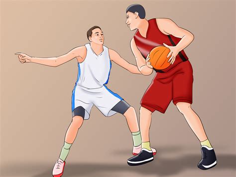 Basketball Defense Drawing