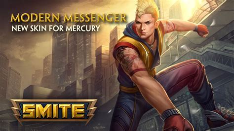 SMITE - New Skin for Mercury - Modern Messenger - YouTube