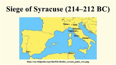 Siege of Syracuse (214–212 BC) - YouTube