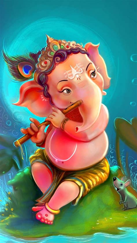 Pin by Naina Jani on Hindu Gods | Ganesha pictures, Lord ganesha paintings, Lord krishna wallpapers