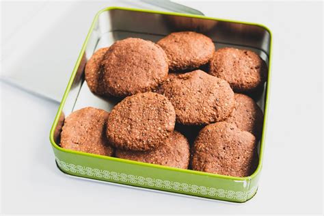 Round crisp Cookies background - Creative Commons Bilder
