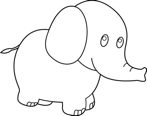 Black And White Elephants - Cliparts.co