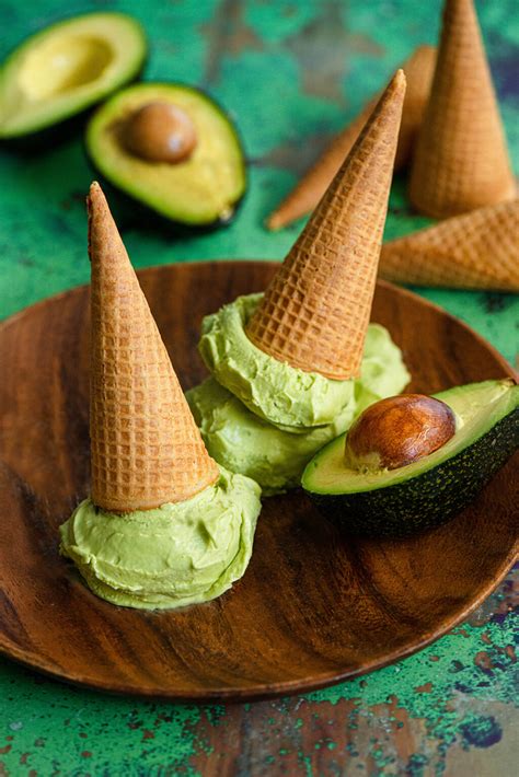 Avocado Ice Cream - Nibbles and Feasts